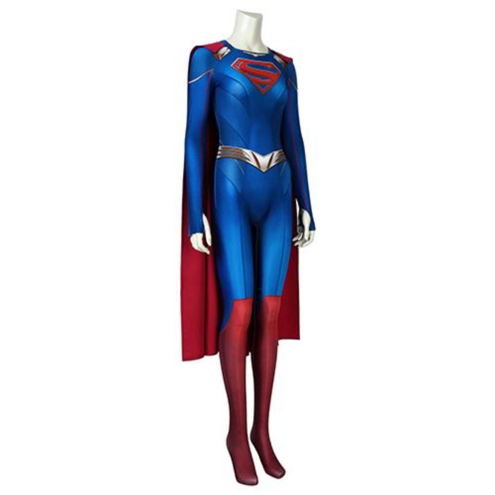 Black Superwoman Jumpsuit The Flash Cosplay Costume Spandex Suit