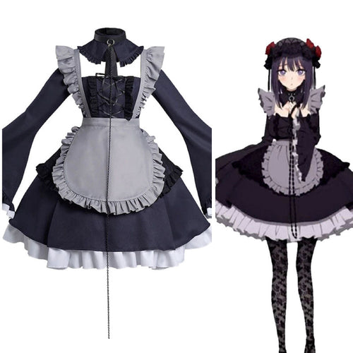 My Dress-up Darling Marin Kitagawa Shizuku Kuroe Gothic Lolita Cosplay Costume Set-anime costume-Animee Cosplay