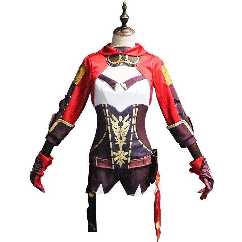 Genshin Impact Amber Cosplay Costume (Budget)-movie/tv/game costume-Animee Cosplay