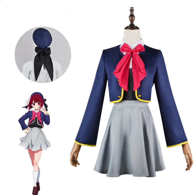 Anime K-on Cosplay Akiyama Mio Halloween Uniform Costumes 