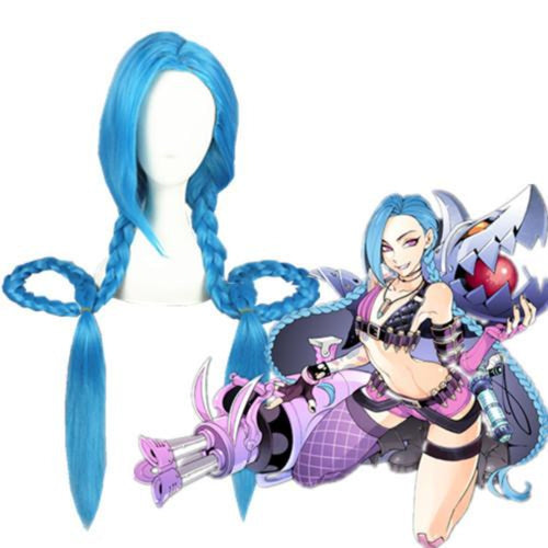 League of Legends [LOL] - Jinx-Cosplay Wig-Animee Cosplay