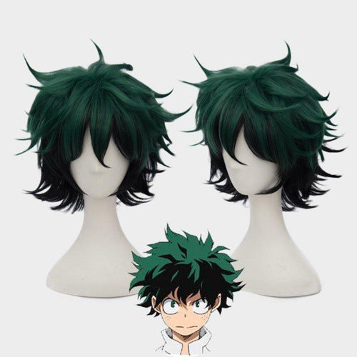 My Hero Academia Anime / Deku/ Midoriya Izuku-Cosplay Wig-Animee Cosplay