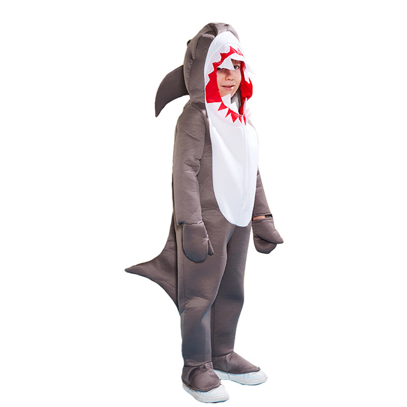 Halloween Cute Shark One Piece Party Funny Costume For Kids-Kid Costume-Animee Cosplay