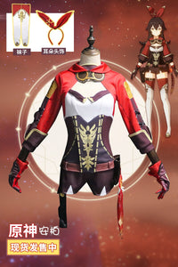 Genshin Impact Amber Cosplay Costume (Budget)-movie/tv/game costume-Animee Cosplay