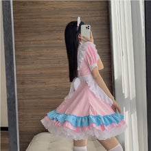 Load image into Gallery viewer, Pink Lolita Maid Dress-Lolita Dress-Animee Cosplay