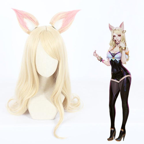 League of Legends [LOL] K/DA - Ahri-Cosplay Wig-Animee Cosplay