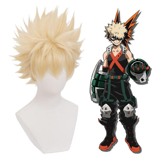 My Hero Academia-Bakugou Katsuki-Cosplay Wig-Animee Cosplay