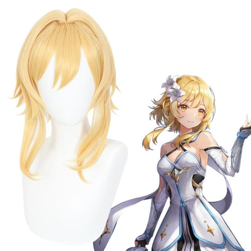 Genshin Impact-Traveler Lumine-Cosplay Wig-Animee Cosplay