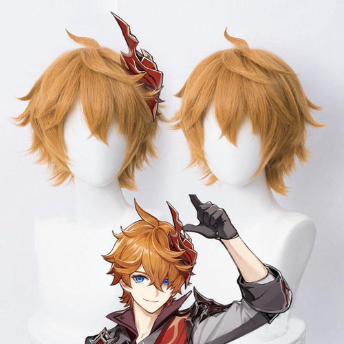 Genshin Impact-Tartaglia-Cosplay Wig-Animee Cosplay