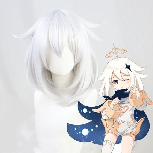 Genshin Impact-Paimon-Cosplay Wig-Animee Cosplay