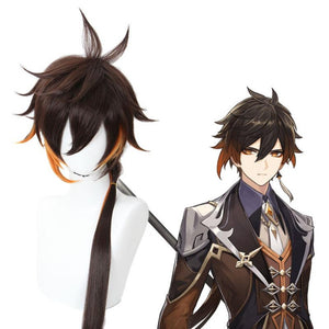 Genshin Impact-Zhongli-Cosplay Wig-Animee Cosplay