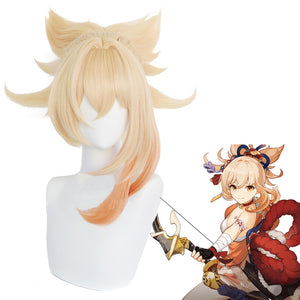 Genshin Impact-Yoimiya-Cosplay Wig-Animee Cosplay