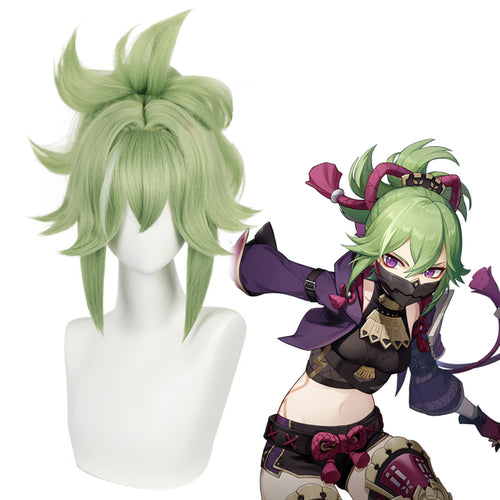 Genshin Impact - Kuki Shinobu-Cosplay Wig-Animee Cosplay