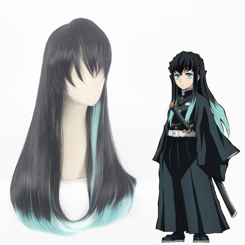 Demon Slayer-Tokitou Muichirou-Cosplay Wig-Animee Cosplay