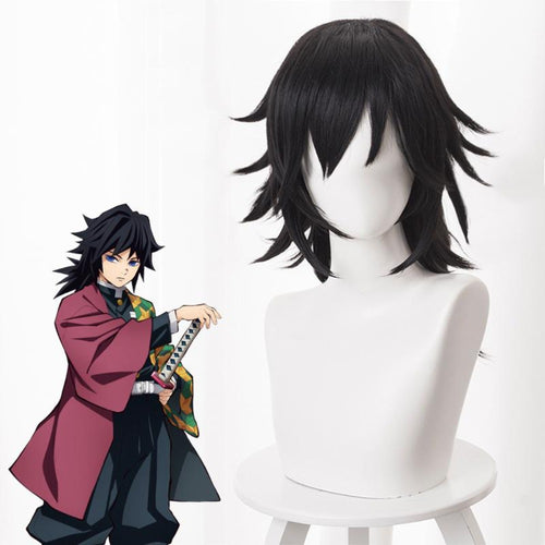 Demon Slayer-Tomioka Giyuu-Cosplay Wig-Animee Cosplay