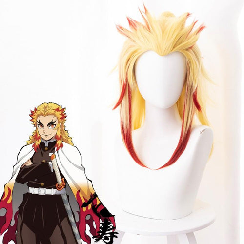 Demon Slayer-Rengoku Kyoujurou-Cosplay Wig-Animee Cosplay