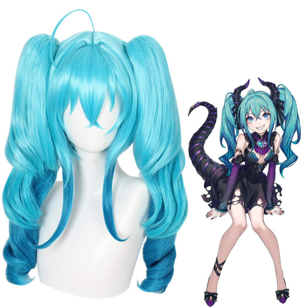 Anime vocaloid miku cosplay traje peruca vestido kawaii cosplay