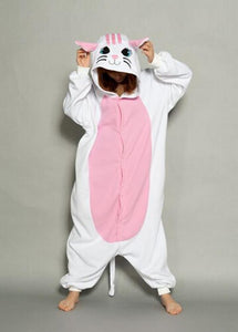 Kigurumi Onesie White Cat-Kigurumi-Animee Cosplay